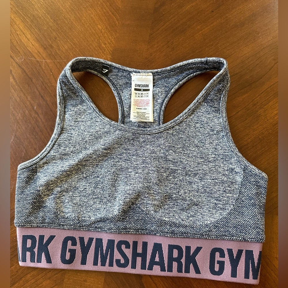 GYM SHARK GREY BRA